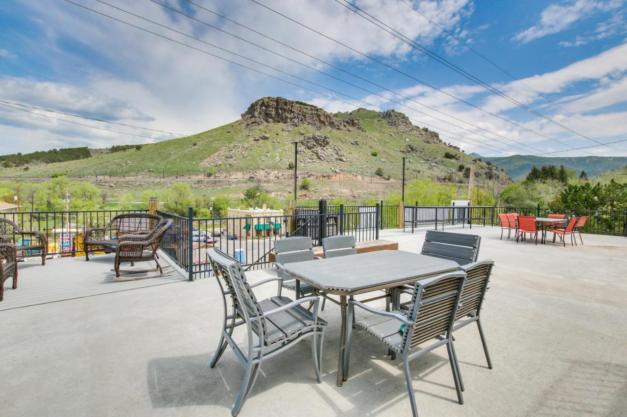 Central Lava Hot Springs Studio With Deck And Views! Buitenkant foto