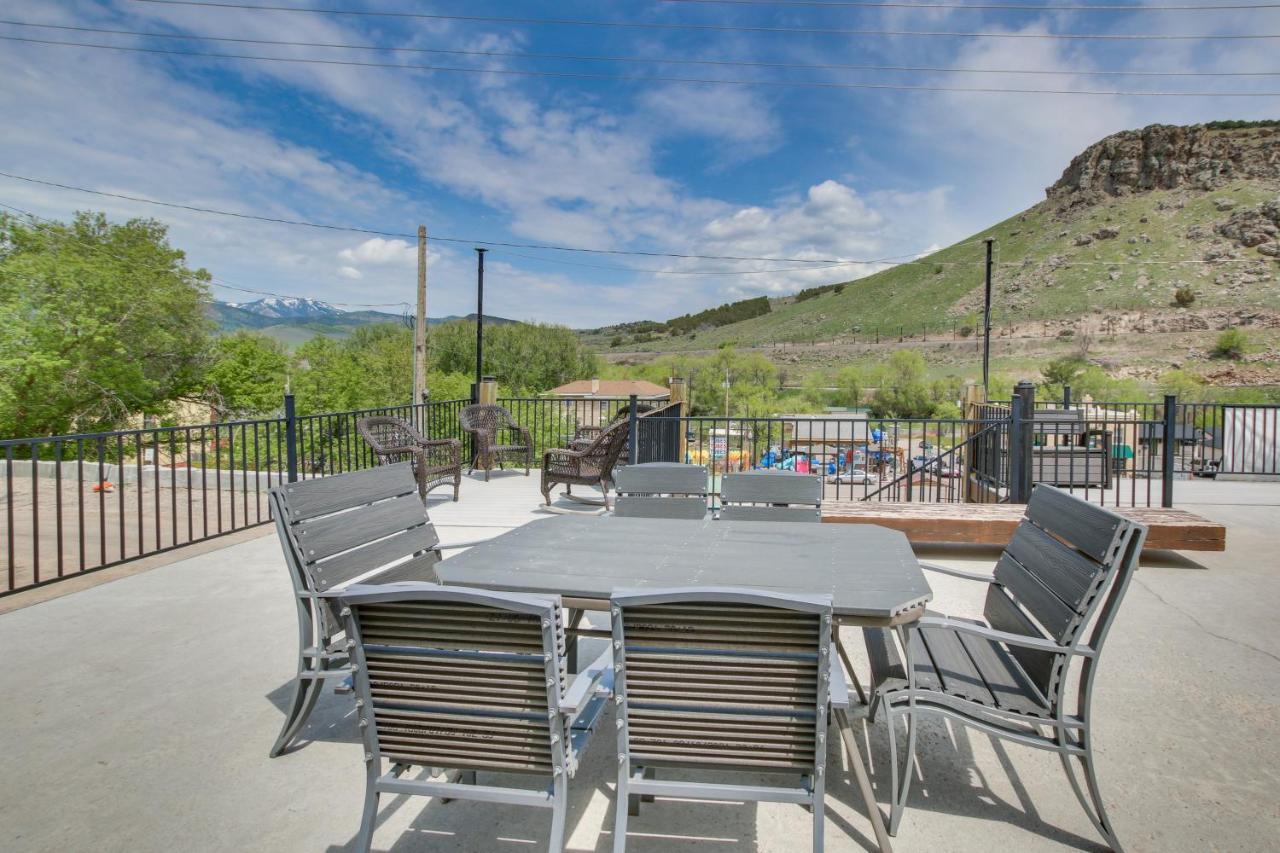 Central Lava Hot Springs Studio With Deck And Views! Buitenkant foto